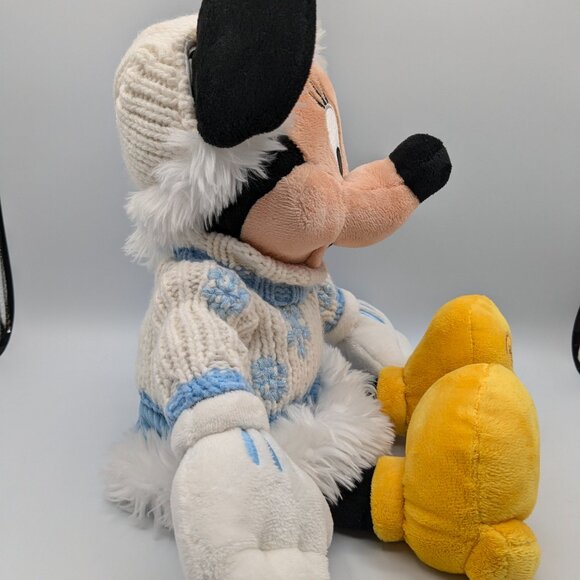 Minnie Mouse Winter/Christmas Plush with Snowflake Sweater - Disney Exclusive - Picture 7 of 10